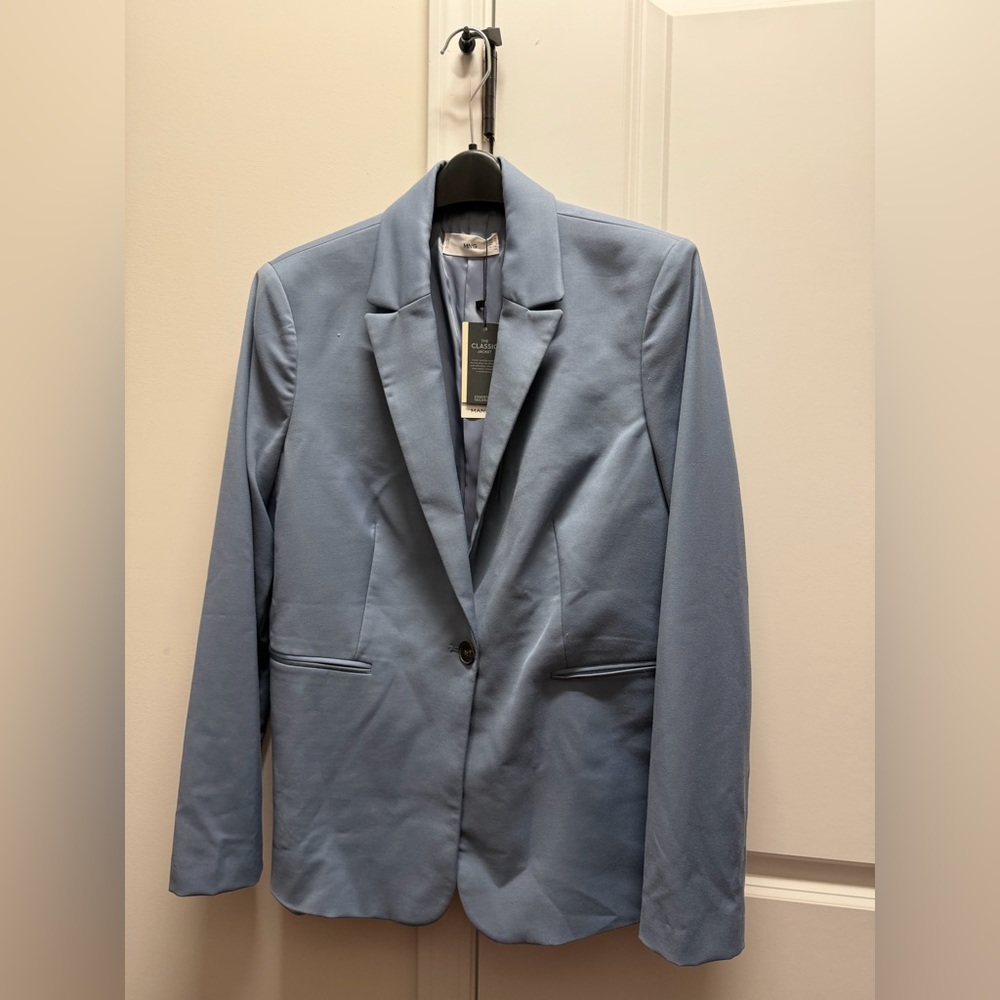 Mango slate blue Blazer